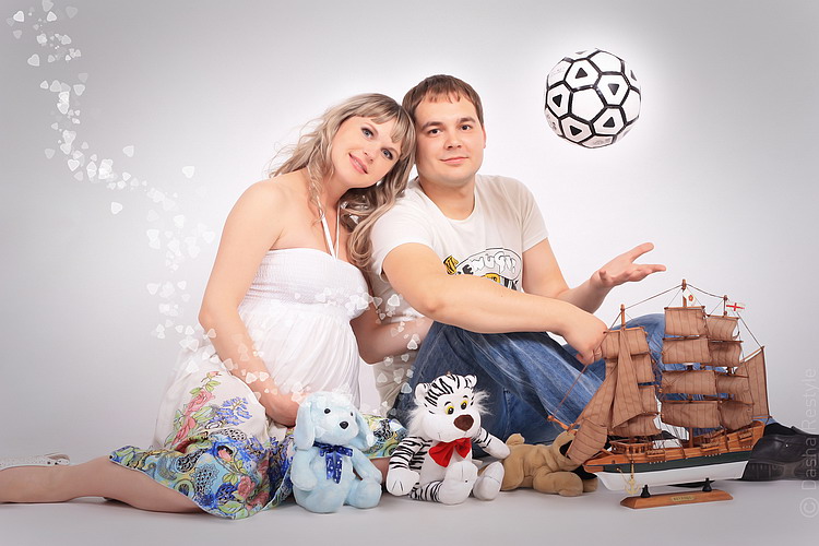 красивая фотосессия беременной