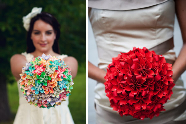 оригинальный букет на свадьбу