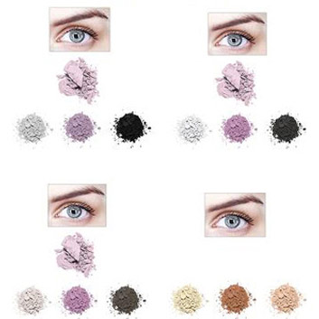 оттенки для макияжа голубых глаз