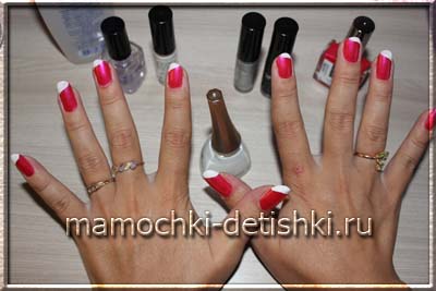Рисунки на ногтях в домашних условиях