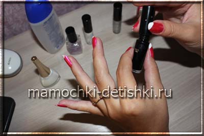 Рисунки на ногтях в домашних условиях