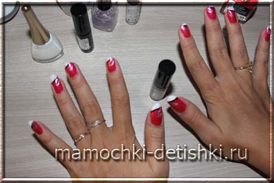 Рисунки на ногтях в домашних условиях