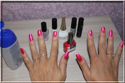 Рисунки на ногтях в домашних условиях