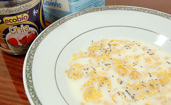 йогурт с овсянкой и чиа