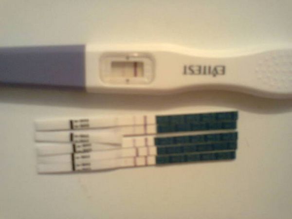 Слабка смужка на тесті на вагітність Слабка смужка на тесті на вагітність