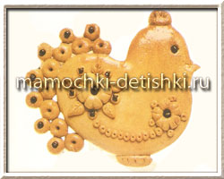 птица из соленного теста Вироби із солоного тіста. Фото майстер-клас